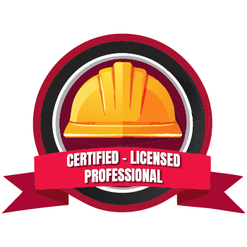 certified licensed badge